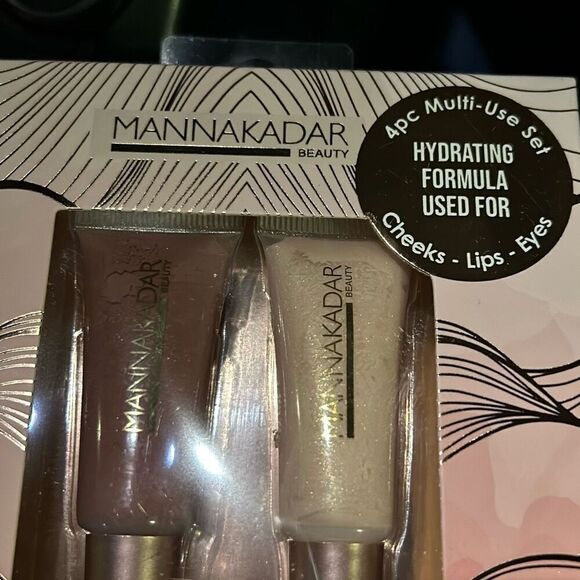 Manna Kadar Beauty 3-IN- 1 Cream Tints for Cheeks, Eyes & Lips. Set of 4. NEW - Picture 2 of 10